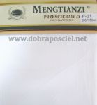 Prześcieradło ze 100% bawełny o satynowym splocie 200/220 P-01 Białe  Prześcieradło ze 100% bawełny o satynowym splocie 200/220 P-01 Białe